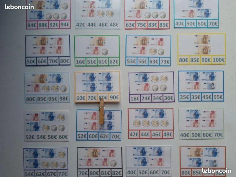 Jeu La monnaie inférieur à 100